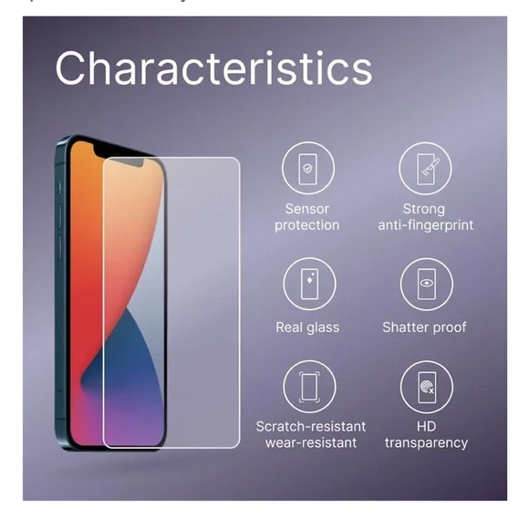 Magic Glass Screen Protector for iPhone 15 pro 6.1” - Clear - Picture 5 of 7